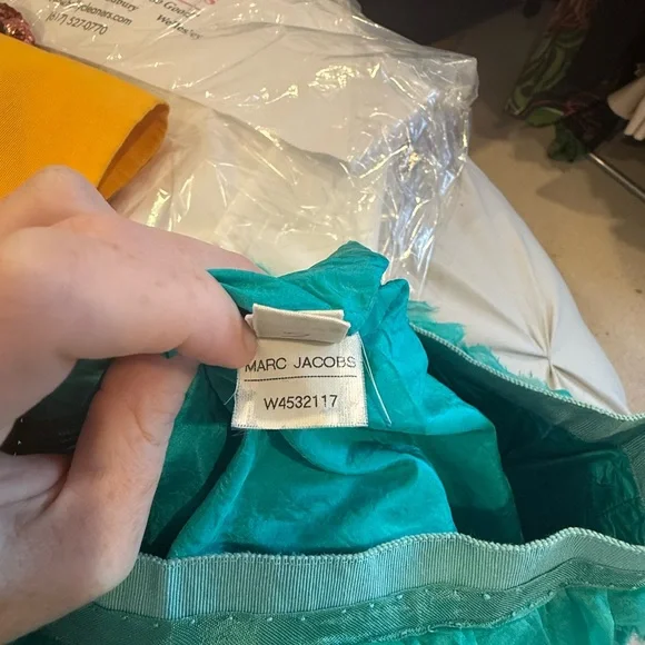 Marc Jacobs Spring 2005 Runway Turquoise Skirt - Picture 3 of 5